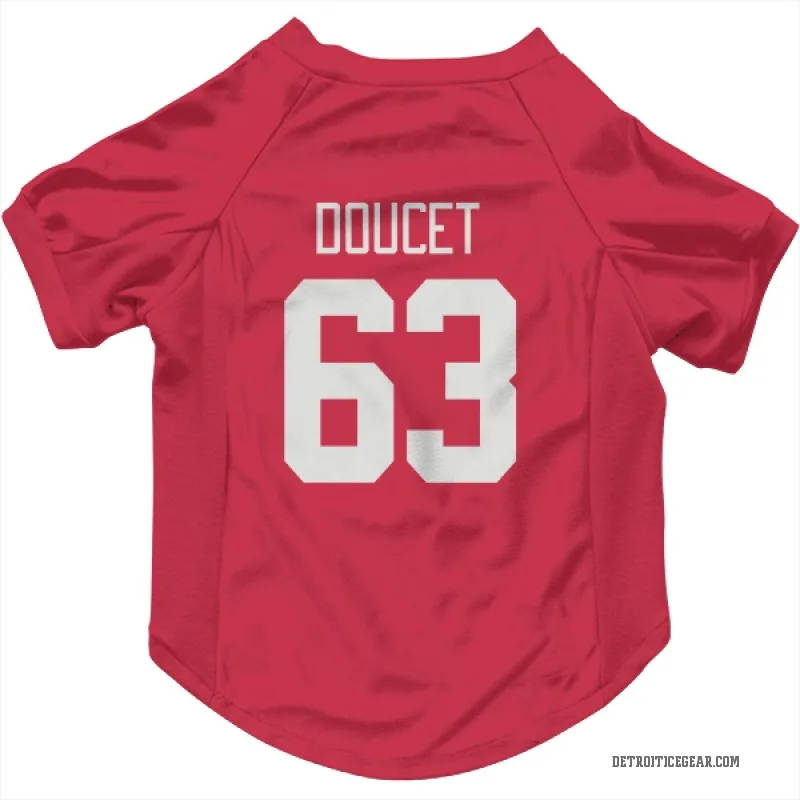 Alexandre Doucet  Red Detroit Red Wings  Cat & Dog Pet Jersey