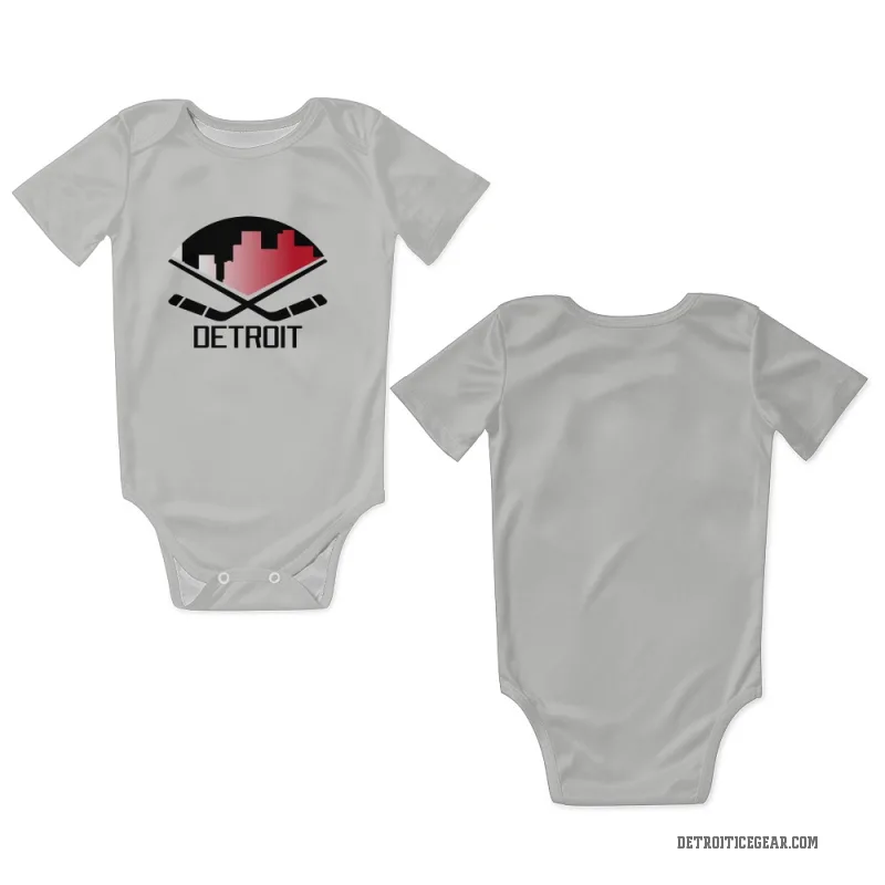 Axel Sandin-Pellikka  Black Detroit Red Wings  Newborn & Infant Bodysuit