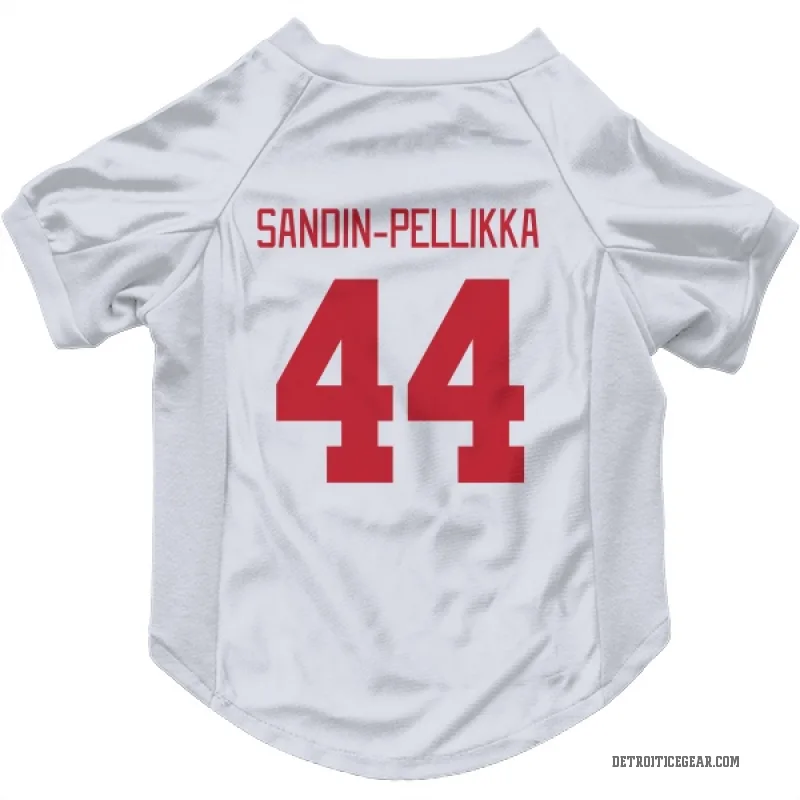 Axel Sandin-Pellikka  White Detroit Red Wings  Cat & Dog Pet Jersey