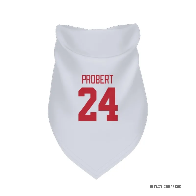 Bob Probert  White Detroit Red Wings  Cat & Dog Pet Bandana