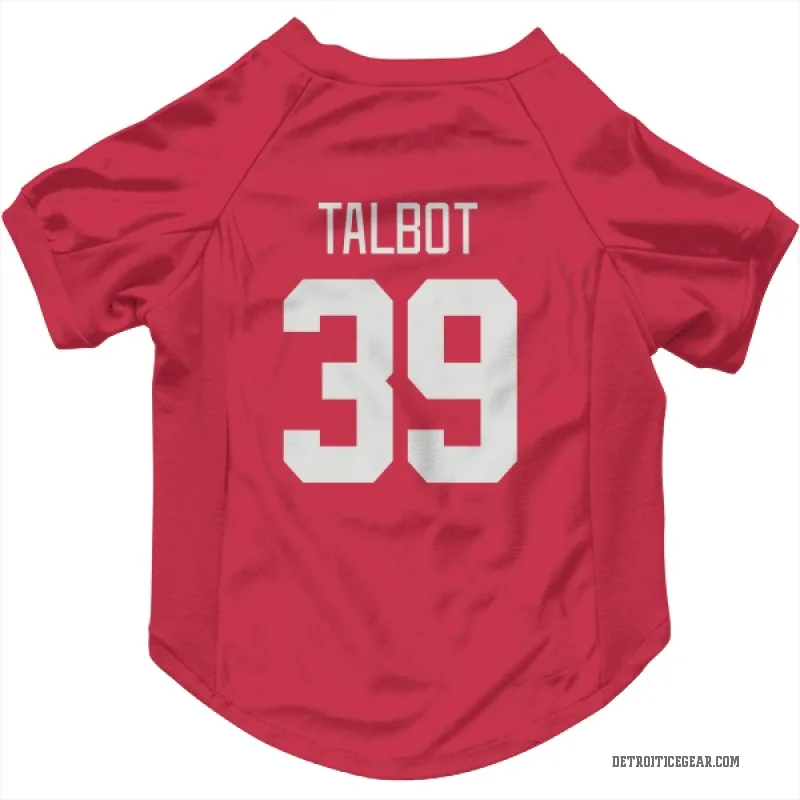Cam Talbot  Red Detroit Red Wings  Cat & Dog Pet Jersey