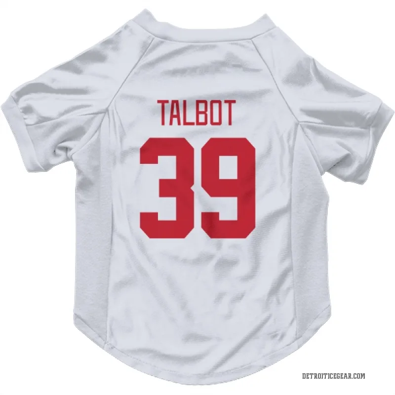 Cam Talbot  White Detroit Red Wings  Cat & Dog Pet Jersey