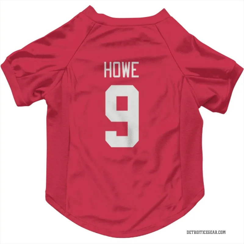 Gordie Howe  Red Detroit Red Wings  Cat & Dog Pet Jersey