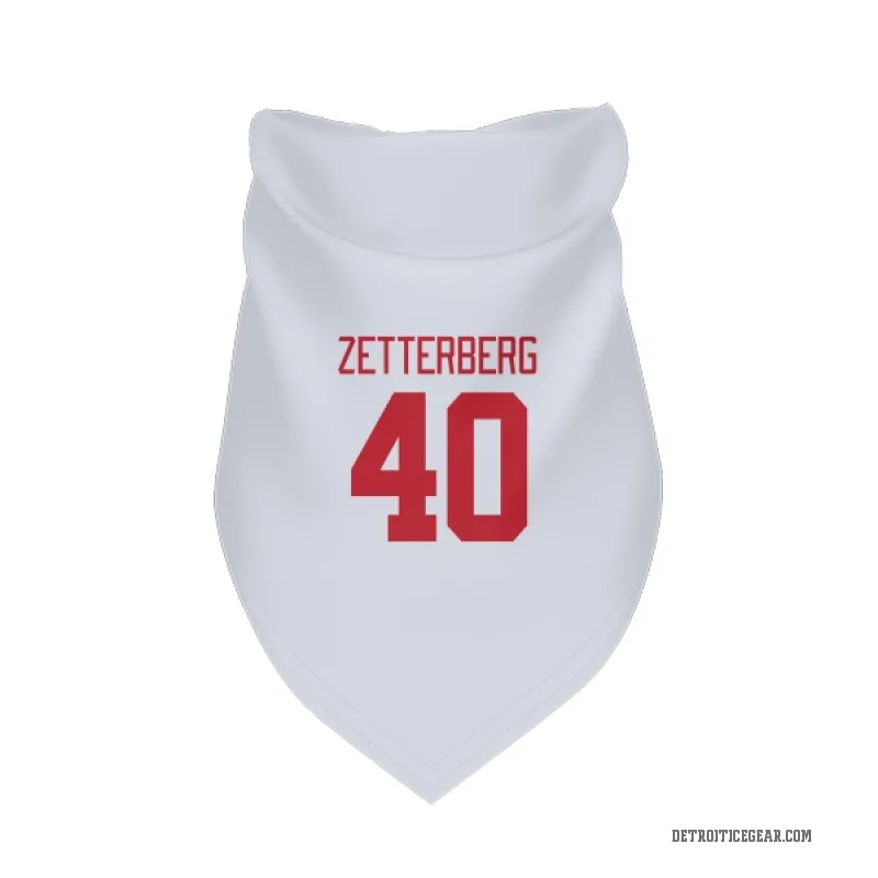 Henrik Zetterberg  White Detroit Red Wings  Cat & Dog Pet Bandana