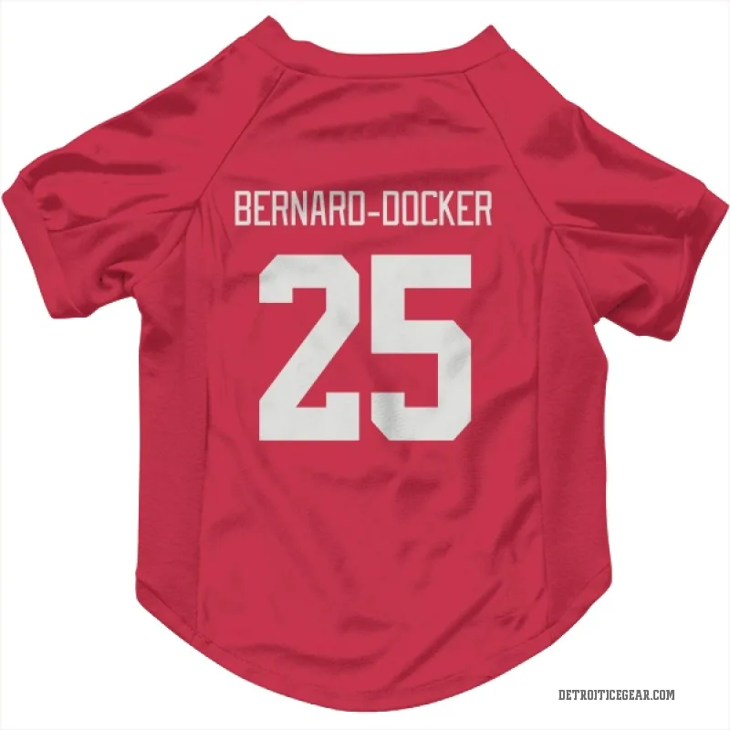 Jacob Bernard-Docker  Red Detroit Red Wings  Cat & Dog Pet Jersey