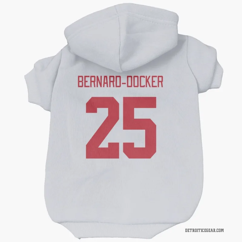 Jacob Bernard-Docker  White Detroit Red Wings  Cat & Dog Pet Hoodie