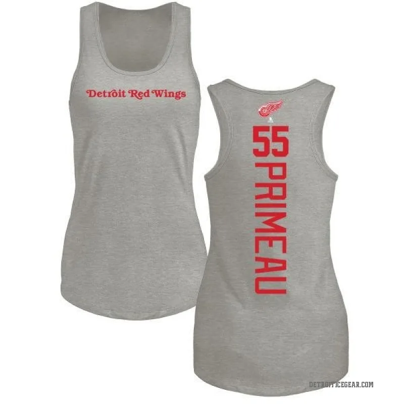 Keith Primeau Women's Ash Detroit Red Wings Backer Tank Top -