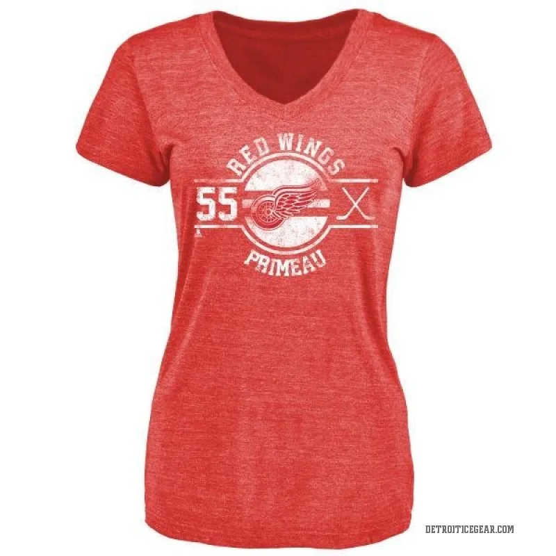 Keith Primeau Women's Red Detroit Red Wings Insignia T-Shirt -