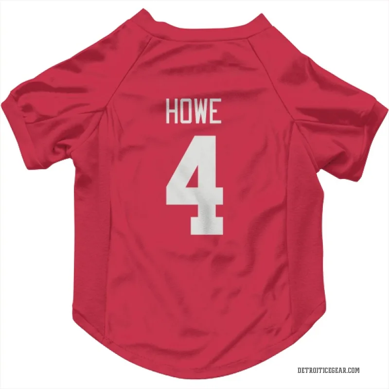 Mark Howe  Red Detroit Red Wings  Cat & Dog Pet Jersey
