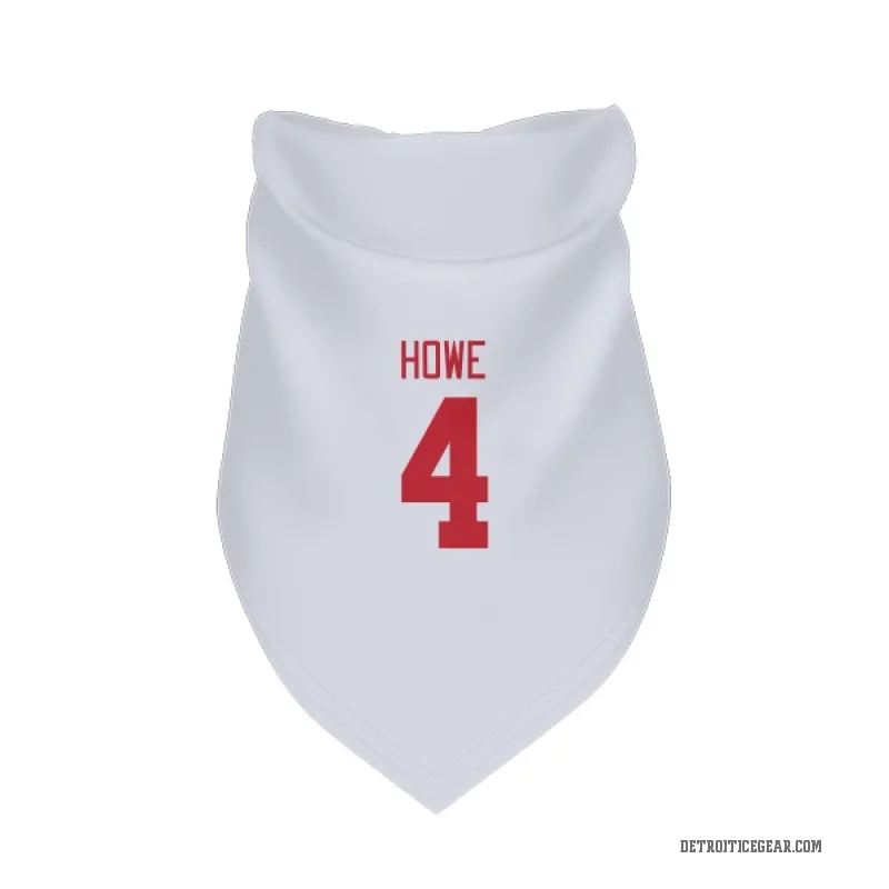 Mark Howe  White Detroit Red Wings  Cat & Dog Pet Bandana