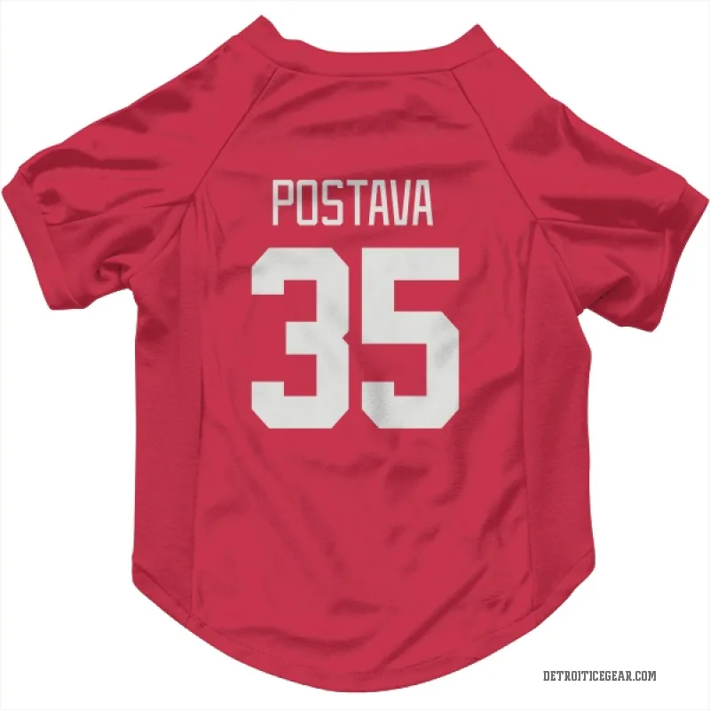 Michal Postava  Red Detroit Red Wings  Cat & Dog Pet Jersey