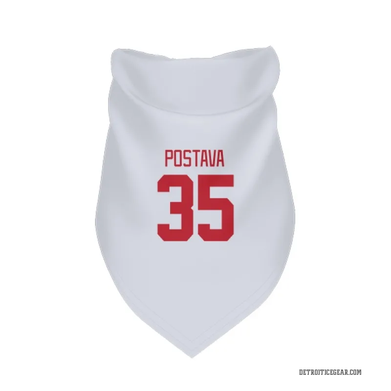 Michal Postava  White Detroit Red Wings  Cat & Dog Pet Bandana