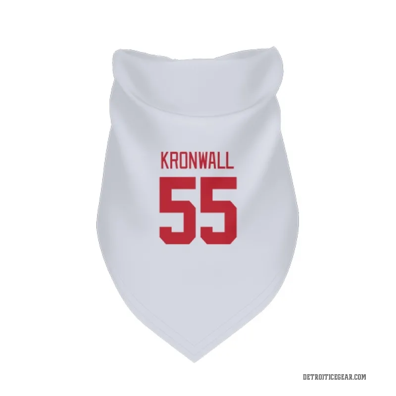 Niklas Kronwall  White Detroit Red Wings  Cat & Dog Pet Bandana