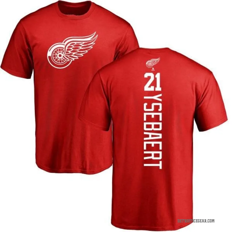 Paul Ysebaert Youth Red Detroit Red Wings Backer T-Shirt -