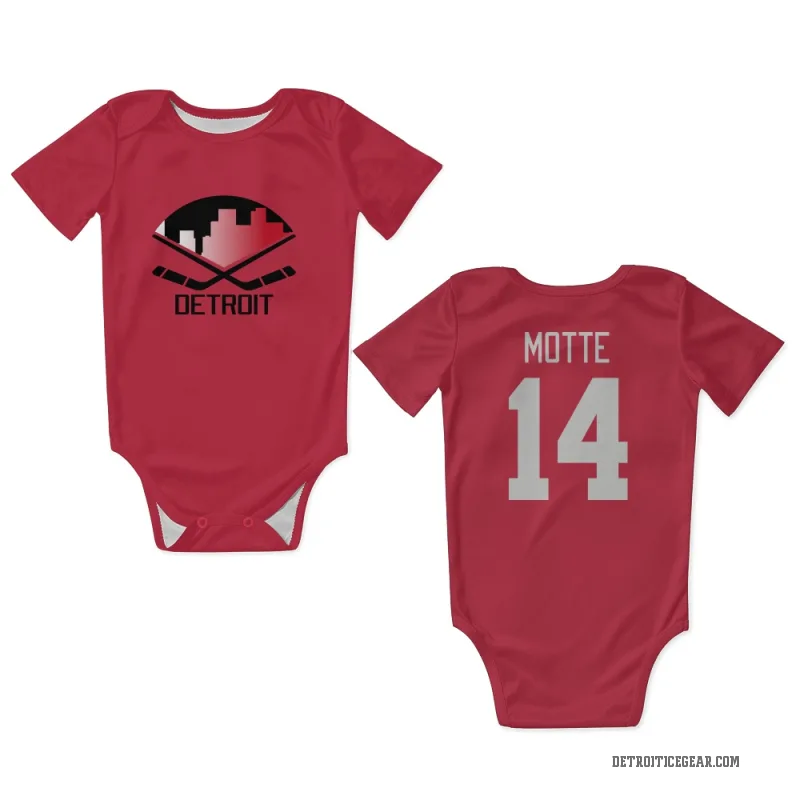 Tyler Motte  Red Detroit Red Wings  Newborn & Infant Bodysuit
