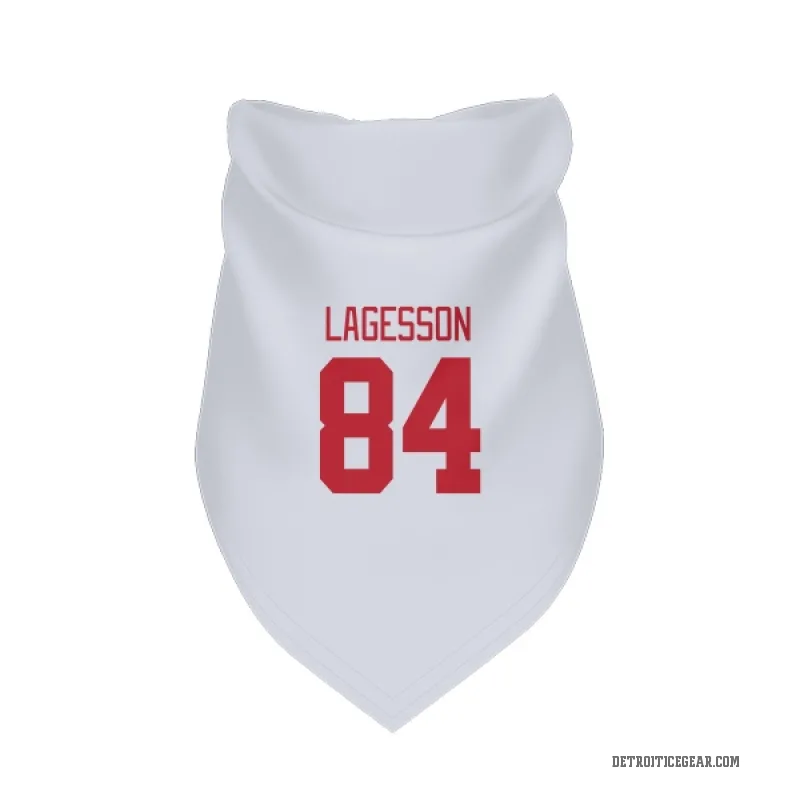 William Lagesson White Detroit Red Wings Cat & Dog Pet Bandana